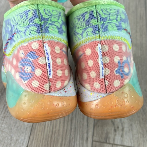 NIKE KEVIN DURANT SIGNATURE ZOOM KD12 NRG EP "PEACH JAM" BASKETBALL SNEAKERS - Picture 5 of 8